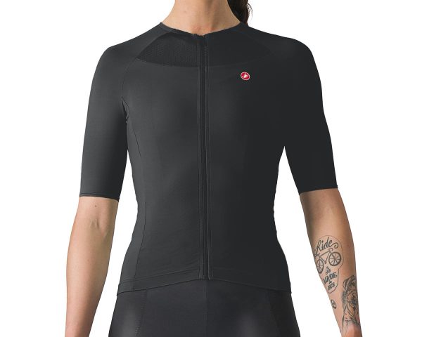 Castelli Women's Velocissima 2 Short Sleeve Jersey (Light Black) (S) - A4524055085-2