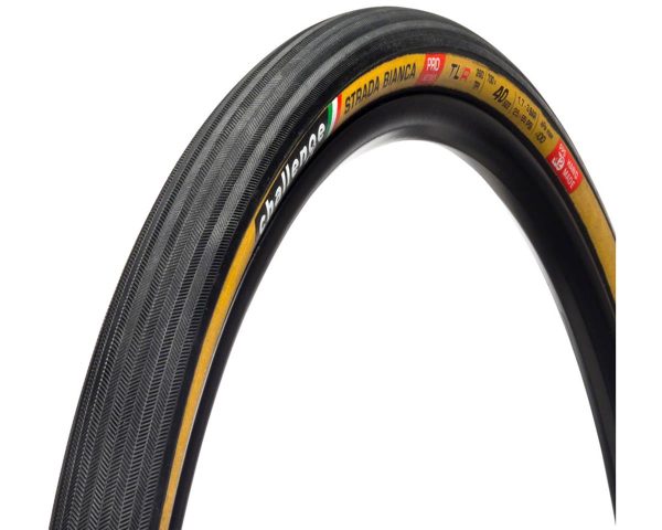 Challenge Strada Bianca Pro Handmade Tubeless Tire (Tan Wall) (700c) (40mm) (Folding) (Su... - 00564