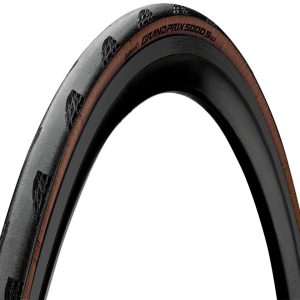 Continental Grand Prix 5000 S Tubeless Tire (Tan Wall) (700c) (30mm) (Folding) (Bla... - 01018750000