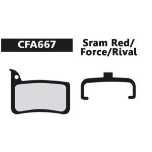 EBC Brake Disc Brake Pads - Standard - Green / FA667 - Sram Red 22 / Force CX1 / Rival 22