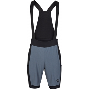 Fox Apparel | Flexair Ascent Cargo Bib Shorts Men's | Size Medium In Graphite | Nylon