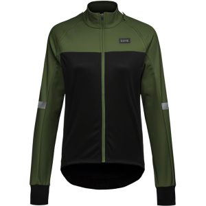 Gore Wear Women's Phantom Jacket (Black/Green) (M) - 10082199BH05