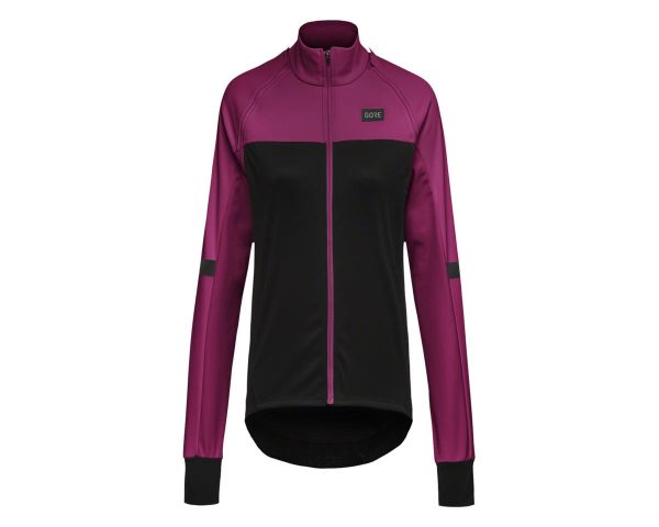 Gore Wear Women's Phantom Jacket (Black/Process Purple) (L) - 10082199BQ06