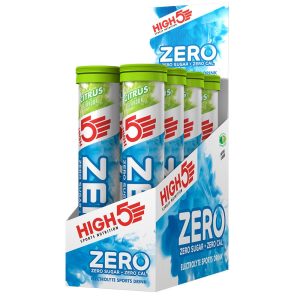 High5 Zero Electrolyte Tablets Box of 8 Tubes x 20 Tablets