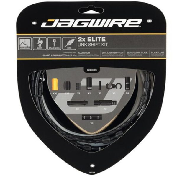 Jagwire Elite Link 2X Road/MTB Shift Cable Kit