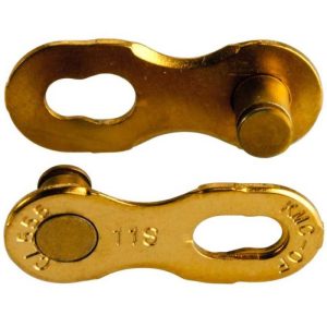 KMC 11R MissingLink 11 Speed Reusable Chain Links - Ti-N Gold