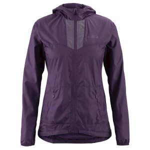 Louis Garneau Women's Modesto Hooded Jacket (Logan Berry) (XS) - 1030256-525-XS