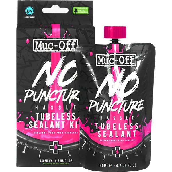 Muc-Off No Puncture Hassle Tubeless Tire Sealant Kit One Color, 140mL