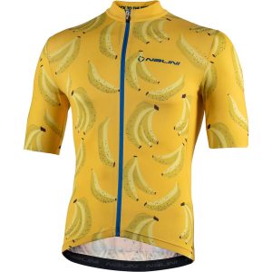 Nalini Las Vegas Short-Sleeve Jersey - Men's Yellow/Banana Print, L