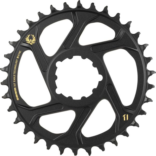 SRAM X-Sync 2 Eagle 12-Speed Direct Mount Chainring - Boost Gold, 32T/3mm Offset