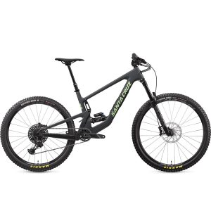 Santa Cruz Bicycles Bronson Carbon C GX Eagle AXS Reserve Mountain Bike Matte Black, XL