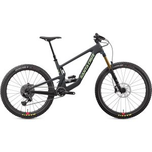Santa Cruz Bicycles Bronson Carbon CC X01 Eagle AXS Reserve Mountain Bike Matte Black, S