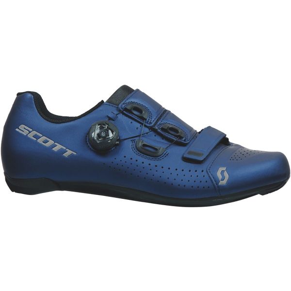 Scott Road Team BOA Cycling Shoe - Men's Metallic Blue/Black, 44.0