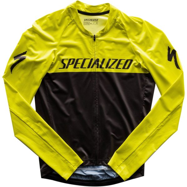 Specialized SL Air Long Sleeve Jersey - Men's Charcoal/IonTeam, XS