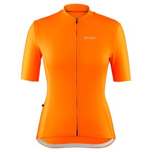Sugoi Women's Essence Short Sleeve Jersey (Neon Orange) (S) - U575610F-ONY-S