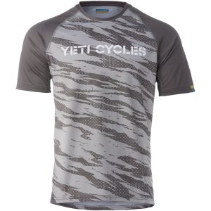 Yeti Cycles Longhorn Short-Sleeve Jersey - Men's Limestone Camo, S