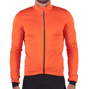 Bellwether Men's Prestige Thermal Long Sleeve Jersey (Orange) (L) - 911189494
