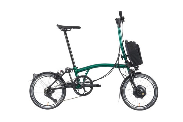 Brompton P Line Urban Emerald Green Electric Folding Bike