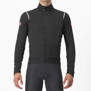 Castelli Alpha Doppio ROS Cycling Jacket - AW23 - Light Black / Silver Reflex / Dark Grey / XSmall