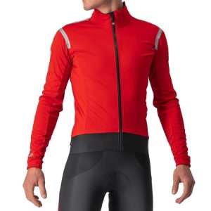 Castelli Alpha RoS 2 Light Cycling Jacket - Red / Silver Reflex / Small