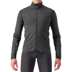 Castelli Alpha Ultimate Insulated Cycling Jacket - AW23 - Dark Grey / Black / Medium