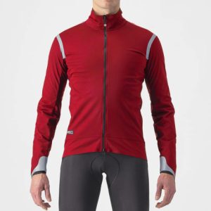 Castelli Alpha Ultimate Insulated Cycling Jacket - AW23 - Pro Red / Black / Dark Grey / Small