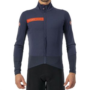 Castelli Beta RoS Cycling Jacket - Savile Blue / Red / Small