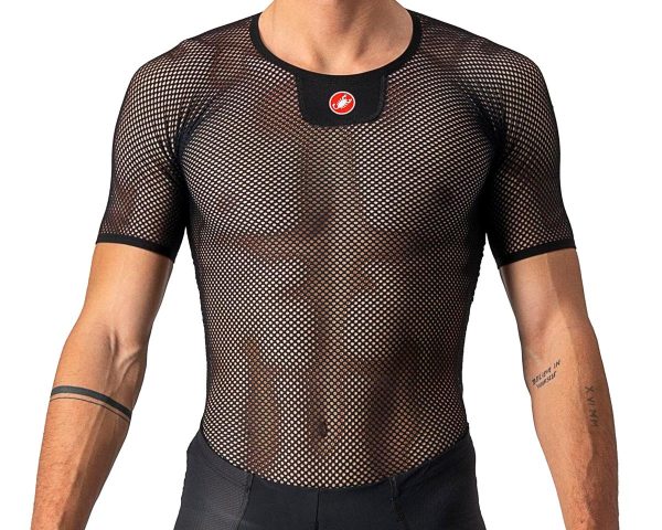 Castelli Core Mesh 3 Short Sleeve Base Layer (Black) (L/XL) - A17027010-4