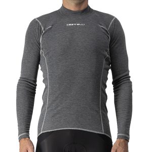 Castelli Flanders Warm Long Sleeve Base Layer (Grey) (S) - A14531008-2