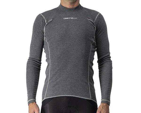 Castelli Flanders Warm Long Sleeve Base Layer (Grey) (S) - A14531008-2