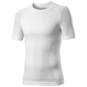 Castelli Men's Core Seamless Short Sleeve Base Layer (White) (2XL) - A20575001-6