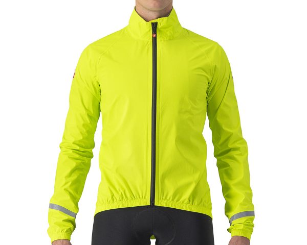 Castelli Men's Emergency 2 Rain Jacket (Electric Lime) (S) - B4521500383-2