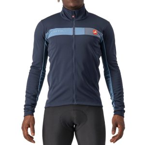 Castelli Mortirolo 6S Cycling Jacket - AW22 - Savile Blue / Steel Blue / Small