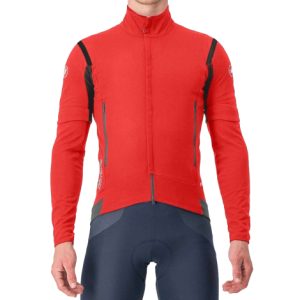 Castelli Perfetto RoS 2 Convertible Cycling Jacket - AW23 - Electric Lime / Dark Grey / Small