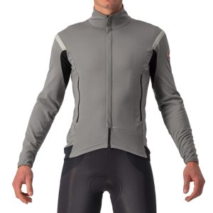 Castelli Perfetto RoS 2 Cycling Jacket - AW23 - Nickel Grey / Travertine Grey / Small