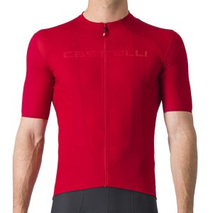 Castelli Prologo Lite Short Sleeve Jersey (Rich Red) (S) - A4524009645-2