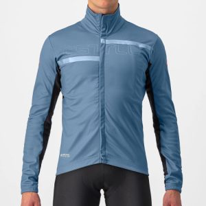 Castelli Transition 2 Cycling Jacket - Steel Blue / Savile Blue / Blue Reflex / Small