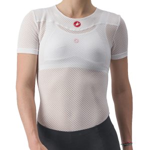 Castelli Women's Pro Issue 2 Short Sleeve Base Layer (White) (L) - A20121001-4