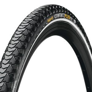 Continental Contact Plus Tire (Black/Reflex) (700c) (40mm) (Wire) (SafetyPlus) (E25) - 01018160000