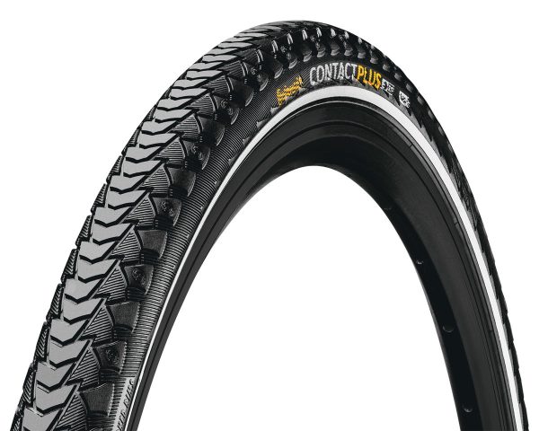 Continental Contact Plus Tire (Black/Reflex) (700c) (40mm) (Wire) (SafetyPlus) (E25) - 01018160000