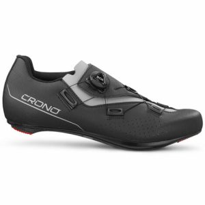 Crono CR3 Carbon Road Shoes - 2024 - Black / Silver / EU40