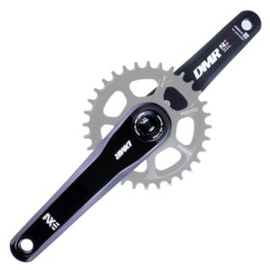 DMR Axe Cranks Armset - Polished Silver / 165mm / 83mm Axle
