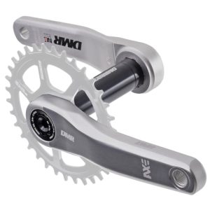 DMR Axe Cranks Armset - Polished Silver / 165mm / M30 Axle