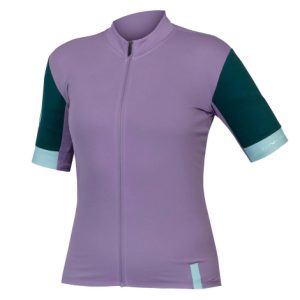 Endura FS260 Women's Short Sleeve Cycling Jersey - Violet / XSmall