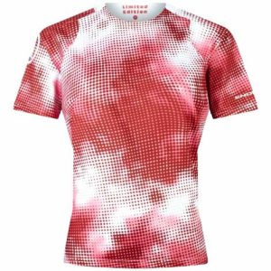 Endura Pixel Cloud Women's Short Sleeve Cycling Jersey - Pomergranate / XSmall
