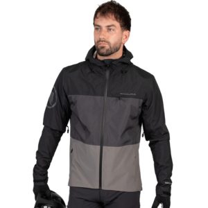 Endura SingleTrack Waterproof II Jacket - Matt Black / Small