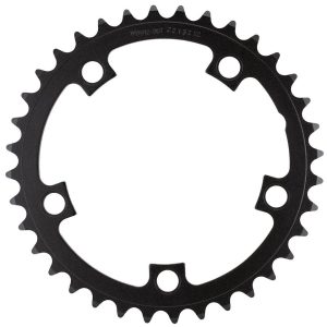 FSA Pro Road Chainrings (Black/Silver) (2 x 10/11 Speed) (Inner) (110mm BCD | Black) ... - 371-0236C