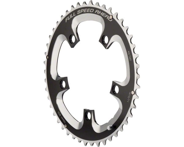 FSA Super Road Chainrings (Black/Silver) (2 x 10/11 Speed) (Outer) (110mm BCD) (50T) - 371-0250A