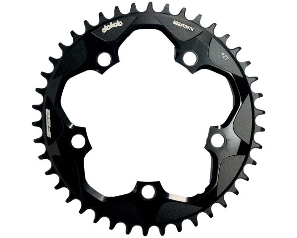 FSA Super Road Megatooth Chainring (Black) (1 x 11 Speed) (110mm BCD) (Single) (... - 370-0020002050