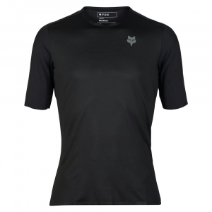 Fox Apparel | Flexair Ascent Short Sleeve Jersey Men's | Size Large In Black | Polyester